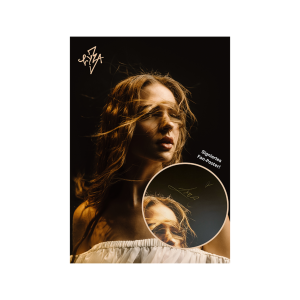 Signiertes Poster